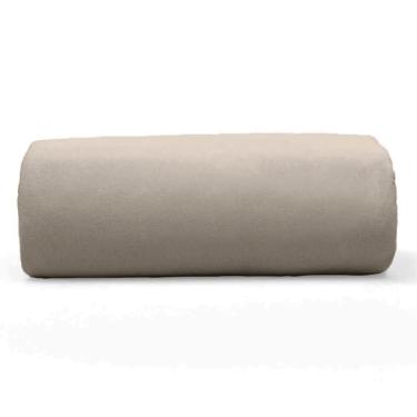 Imagem de Lençol Buettner Queen Malha 100% Algodão Basic Liso com Elástico Trigo