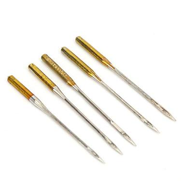 Imagem de Eacam Agulha de Costura Forte e Resistente, Superfície Lisa, Altamente Resistente, Fácil de Enfiar, Multifuncional, Máquina de Costura Doméstica, Com Especificações, para Uso