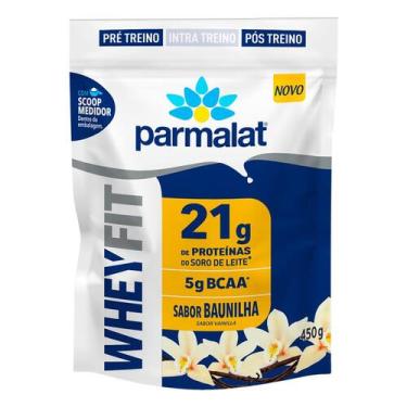 Imagem de WheyFit Parmalat Sabor Baunilha com 21g Proteínas e 5g de BCAA Pó Sach