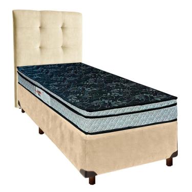 Imagem de Kit Cama Box + Cabeceira + Colchão Solteiro D28 - Conforto - Paropas