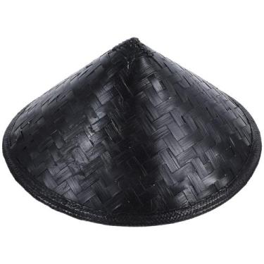 Imagem de Chapéu ifundom Cone Samurai Ninja Bamboo Japanese Black