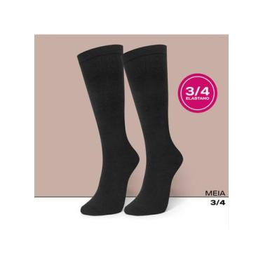 Imagem de Meia 3/4 Selene 7005.001 Feminina Inverno Algodão T. 34/39, 34/39, 550