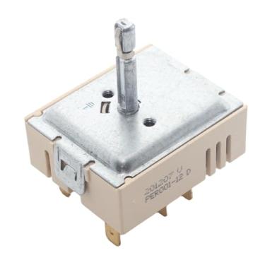 Imagem de Substituição para interruptor infinito de queimador duplo DG44-01006B PER001-12D, controle de elemento de superfície para fogão e forno Samsung, compatível com AP6037530 PS11771631 EAP11771631