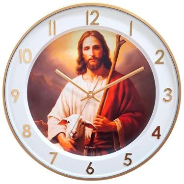 Imagem de Relógio Parede Herweg Silencioso 6852 34,6 Cm Dourado