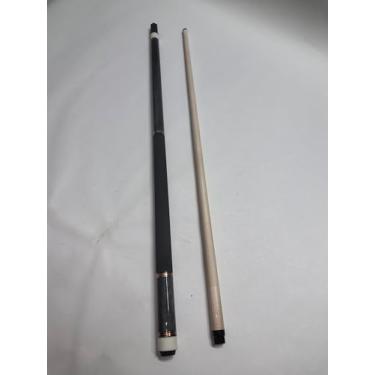 Imagem de Teekerwang Taco de sinuca 147.3 cm 19 567.0 g 2 peças com ponta de 12,5 mm, taco de bilhar canadense Maple Pro, para adultos/iniciantes/jogadores profissionais. (Cinza-04)