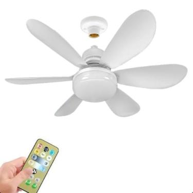 Imagem de Luminaria Led Ventilador Teto 40w Dimerizavel Controle E27