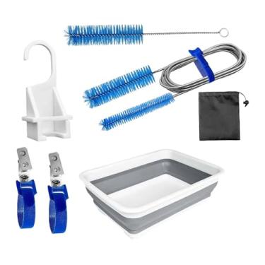 Imagem de Kokiya Escova de Limpeza para Tubo CPAP, Conjunto de Limpeza Premium com Suporte para Tubo CPAP, Fácil de Usar, com 2 Clipes de Fixação para Mangueira.