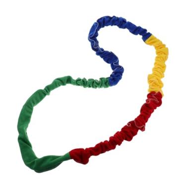 Imagem de LIOOBO Kindergarten Sports Rainbow Tension Circle Banda elástica cooperativa elástica para jogos ao ar livre