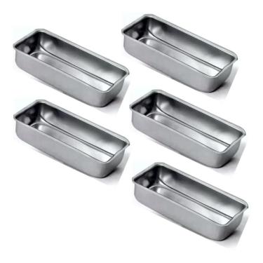 Imagem de Jogo De 5 Formas De Pão Grande Nº3 Aluminio Puro Extang