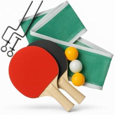Imagem de Tenis de mesa, raquetes e bolinhas para iniciantes, diversao, praticidade, facil e leve, sortido