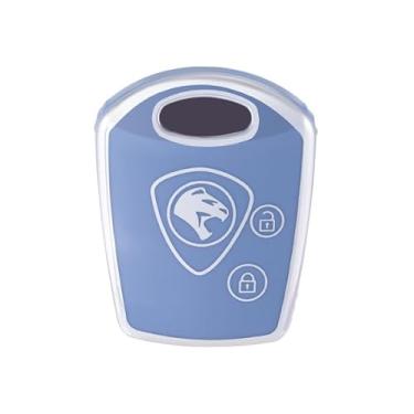 Imagem de Capa de TPU para Proton Wira 415 416 Persona com 2 botões de controle remoto, capa protetora, porta-chaves, acessório automotivo