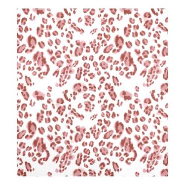 Imagem de Decalque de painel magnético de geladeira com estampa de leopardo abstrato, capa de porta da frente da máquina de lavar louça magnética 58 cm L x 66 cm A