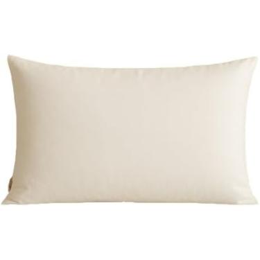 Imagem de Travesseiro Adulto Premium Hipercal 200 Fios Branco 70x50cm Enchimento Poliéster Siliconado Hipoalergênico Toque de Pluma Kit com 6 Peças