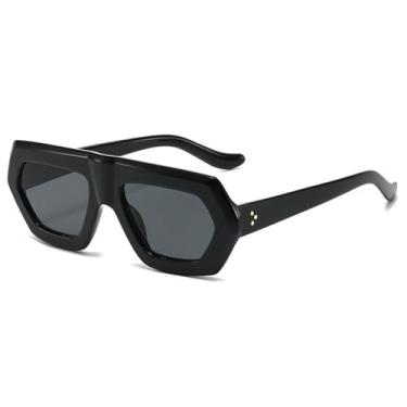 Imagem de Óculos de Sol UV400 - Cores Candy Degradê para Homens e Mulheres, Esportes ao Ar Livre, Corrida e Ciclismo, Preto