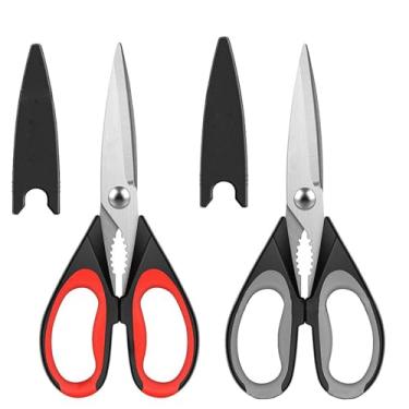 Imagem de Tesouras de cozinha para todos os fins, tesouras de carne pesadas, podem ser lavadas na lava-louças, tesouras de cozinha de aço inoxidável