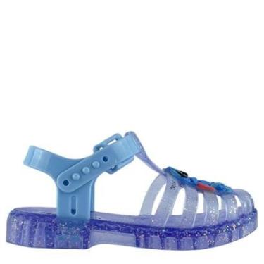 Imagem de Sandália Grendene Kids Menina Azul Rosa Personagem Stitch 23322-Feminino