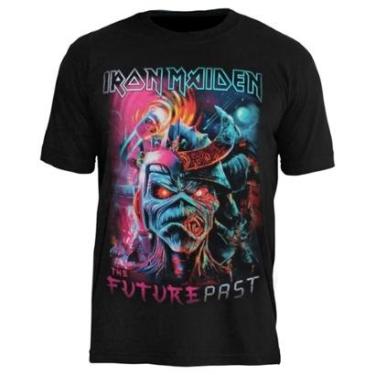 Imagem de Camiseta de Banda Iron Maiden Consulado do Rock em Algodão Manga Curta-Unissex