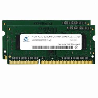 Imagem de Adamanta 8 GB (2 x 4 GB) compatível com laptop Dell Inspiron 15 5000 5558 DDR3 1600MHz PC3-12800 SODIMM 1Rx8 CL11 1,35 v Notebook módulo de memória RAM