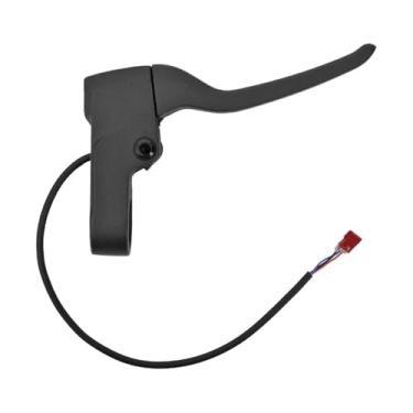 Imagem de KGRHJSA Alavanca de freio elétrica cortada para scooter compatível com NIU KQi 3 Kick Scooter liga de alumínio esquerda direita peças de alça de substituição (direita)