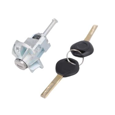 Imagem de aqxreight Conjunto de Cilindro de Travamento para Porta Dianteira Esquerda, Durável, Kit de Substituição para Fechadura de Carro Lh, Lado do Motorista, Controle Conveniente, Liga de