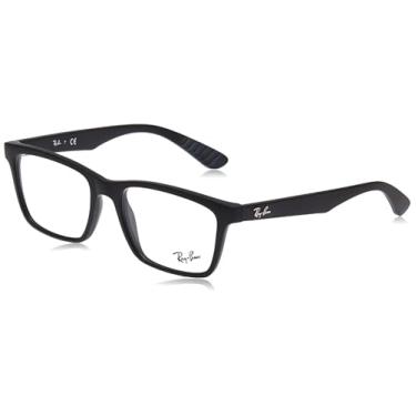 Imagem de Armação para Óculos Ray-Ban 0RX7025 2077 Tam 55 / Preto Fosco