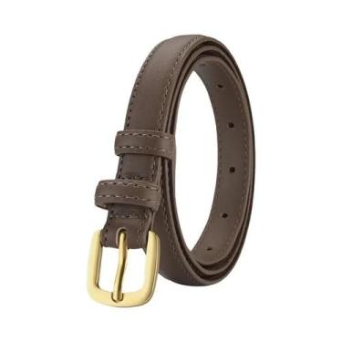 Imagem de Cinto Feminino Preto Retrô Com Fivela De Agulha, Cinto De Moda Para Je