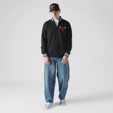 Imagem de MOLETOM NEW ERA QUARTER CHICAGO BULLS NBA PRETO-Masculino