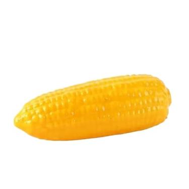 Imagem de Ornamento artificial de frutas e vegetais para decoração de casa, laranja, pêssego, pêra, uva, limão, pêssego, ornamento, adereços fotográficos (amarelo escuro)