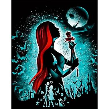 Imagem de JYLMOOD Kits de pintura de diamante de desenho animado para adultos, kits de arte de diamante 5D para iniciantes, faça você mesmo, broca completa, strass com ferramentas, acessórios para decoração de