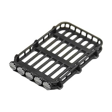 Imagem de MERIGLARE Bagageiro de teto em miniatura para carro, escala 1/64, modelo DIY para oficina mecânica, adereços fotográficos para simulação de cena em miniatura, Longo