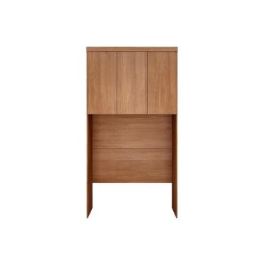 Imagem de Módulo De Quarto Solteiro Armário Ponte Aéreo Rizon-linea C- 3 Portas Cumaru - Novo Horizonte