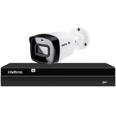 Imagem de Kit CFTV 1 Câmera IP Vipc 1230B Intelbras NVD 1404P S/HD