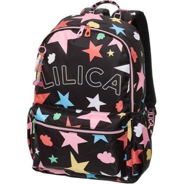 Imagem de Kit Mochila De Costas Escolar Lilica Ripilica Lovit Prisma Pacific, Mo