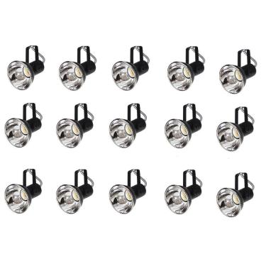 Imagem de Kit 15 Spot Trilho Perfilado Eletro calha Par20 Bulbo OL5