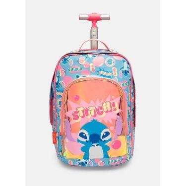 Imagem de Mochila Grande De Rodinhas Stitch Puket