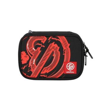 Imagem de Estojo Escolar Box Grande Enaldinho Vermelho Luxcel Up4You