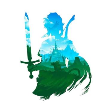 Imagem de Pôster Em Tela De the Legend of Zelda, Arte Moderna Para Quarto, Sala 