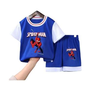 Imagem de Conjunto De Colete E Shorts Respirável Para Meninos Marvel, Verão, Ani