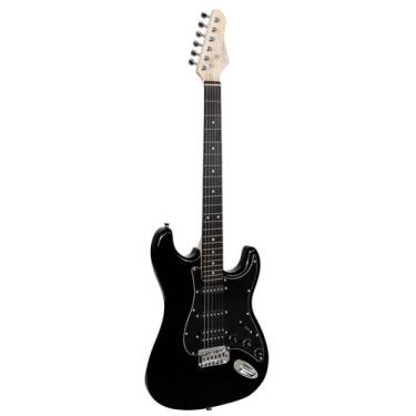 Imagem de Guitarra Elétrica Giannini G-101 Black com escudo Black