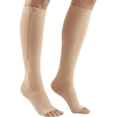 Imagem de Meia de Compressão com Zíper para Varizes e Trombose - Original, XXG, 