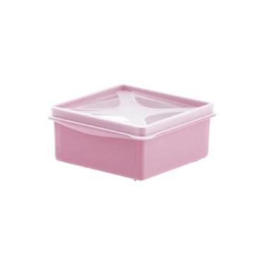 Imagem de Organizador Multiúso Quadrado 260ML Rosa Claro - Top Line