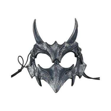 Imagem de Máscara De Festa De Caveira Anime Deus Dragão Esqueleto Meia Face Aces