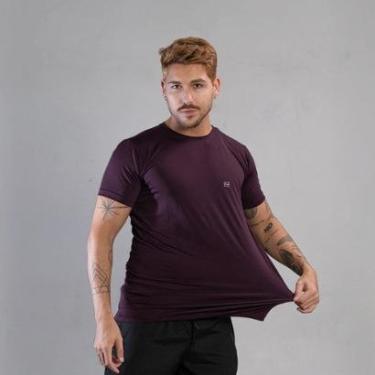 Imagem de Camiseta Masculina Academia Poliamida Manga Curta Treino Camisa Malhar Dia A Dia Premium-Masculino