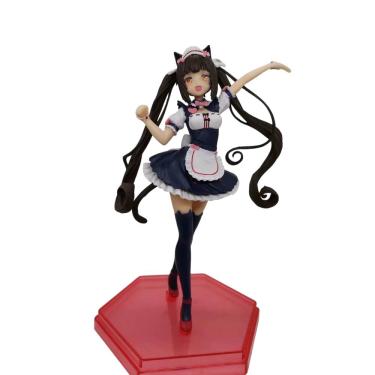 Imagem de Estatueta NEKOPARA Chocolate e Vanilla Maid 20cm em PVC