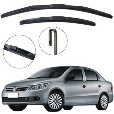 Imagem de Kit Palheta Dianteira Voyage G5 2009 a 2012 Limpador de Parabrisa de S
