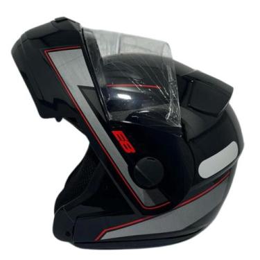 Imagem de Capacete EBF Moto Articulado E8 Velocity Escamoteavel - EBF Capacetes,