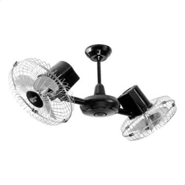Imagem de Ventilador De Teto Loren Sid Gemini Preto Com 3 Pás 220v, 220V