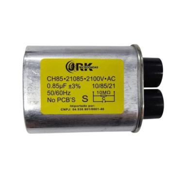 Imagem de Capacitor De Micro-ondas 0,85uf Bivolt - JRK Microondas