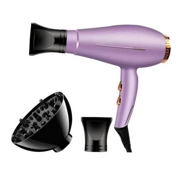 Imagem de Secador de Cabelo VTR-03854 3500W Difusor de Calor 3 Temperaturas Lilás 110V