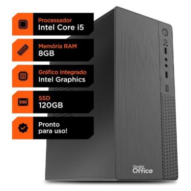 Imagem de Computador PC OFFICE SMART Intel Core I5 8gb De Ram Ssd 120gb Intel Hd
